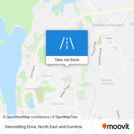 Glenridding Drive map