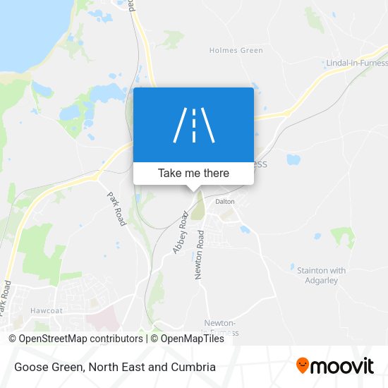 Goose Green map