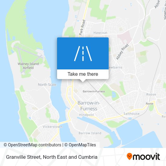 Granville Street map