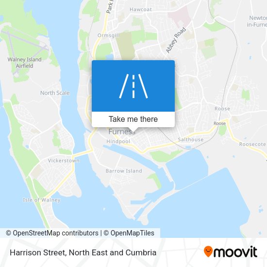 Harrison Street map