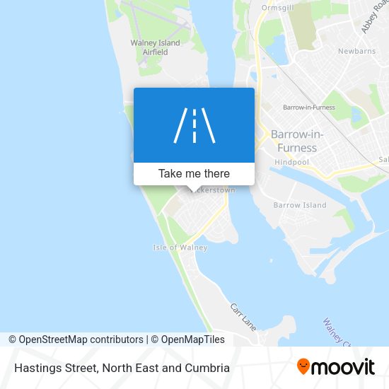 Hastings Street map