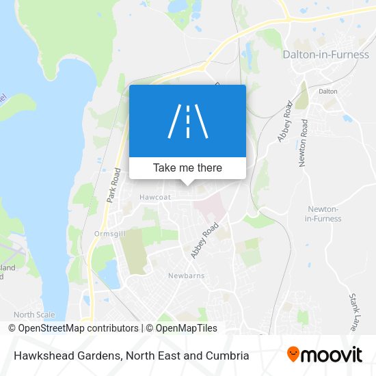 Hawkshead Gardens map