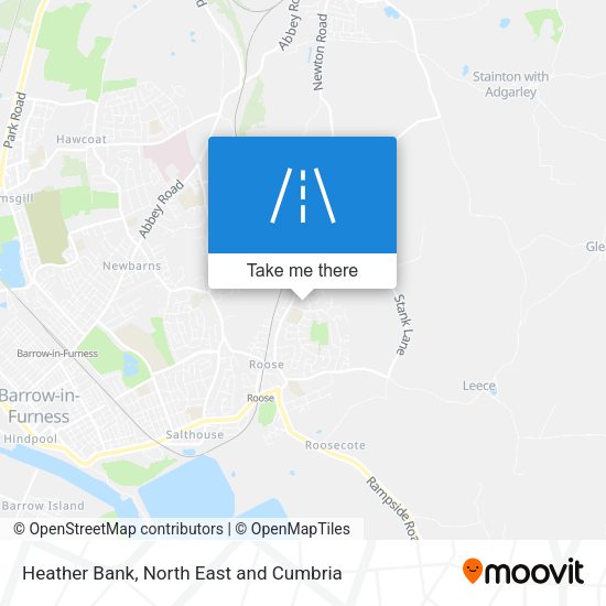 Heather Bank map