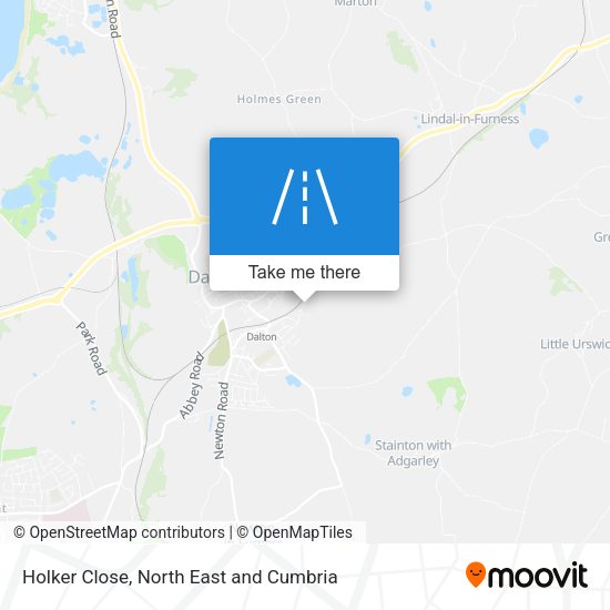 Holker Close map
