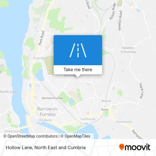 Hollow Lane map