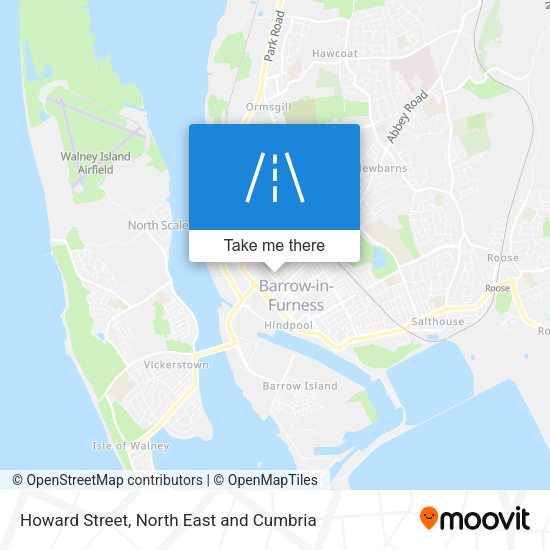 Howard Street map