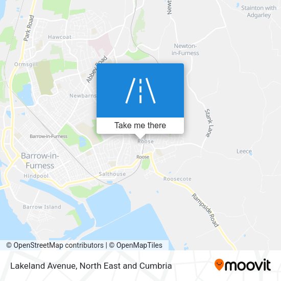 Lakeland Avenue map