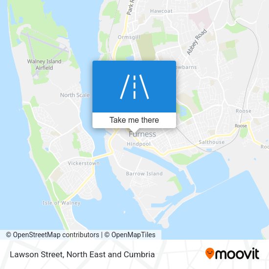Lawson Street map