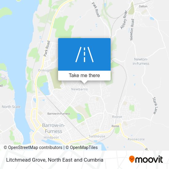 Litchmead Grove map