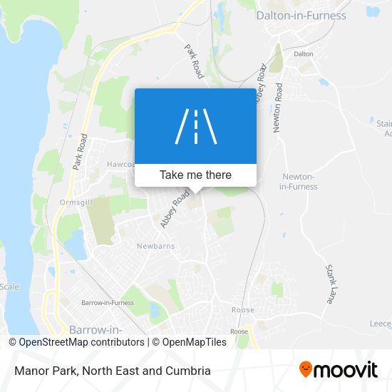 Manor Park map