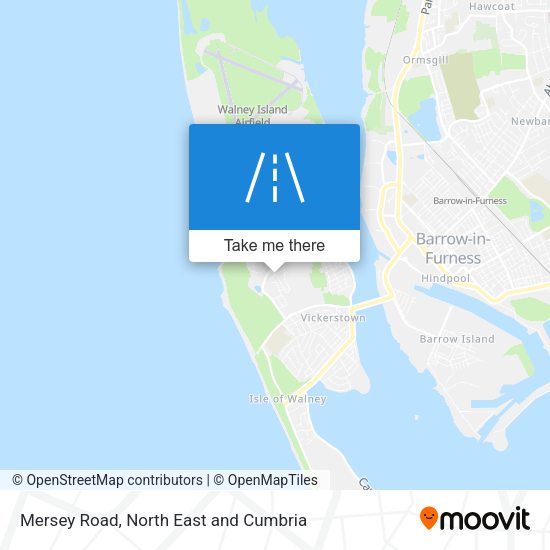 Mersey Road map