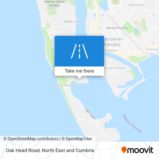 Oak Head Road map
