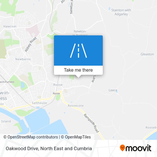 Oakwood Drive map