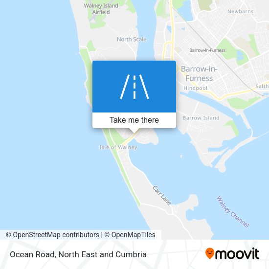 Ocean Road map