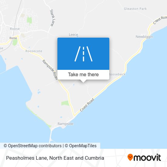 Peasholmes Lane map