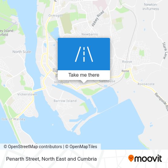 Penarth Street map