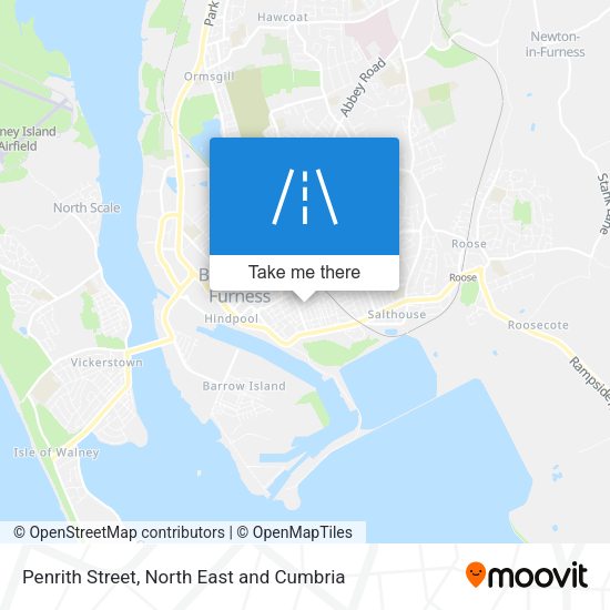 Penrith Street map