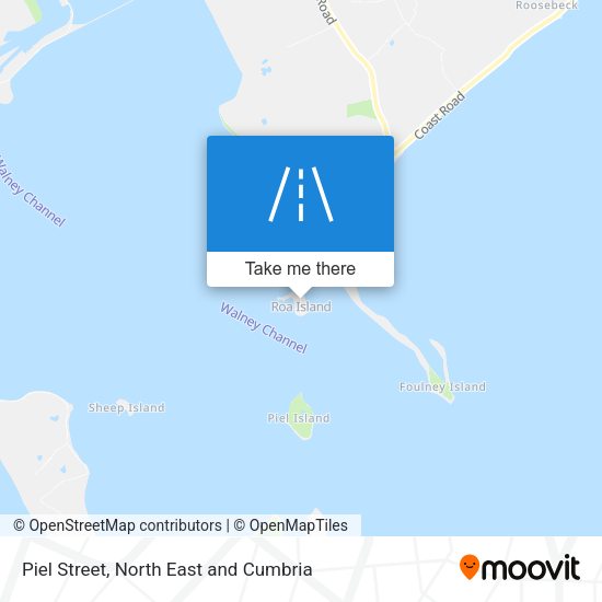 Piel Street map