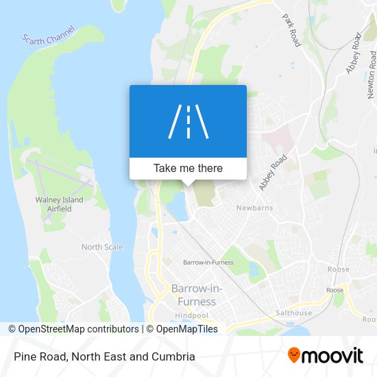 Pine Road map