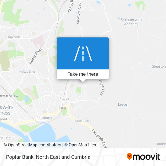Poplar Bank map