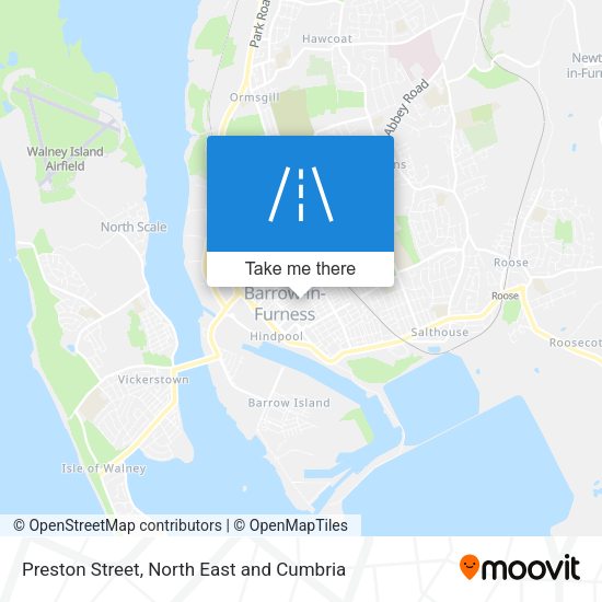 Preston Street map