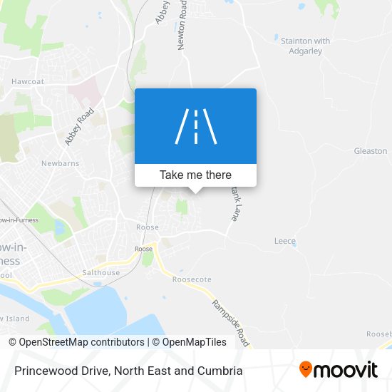 Princewood Drive map