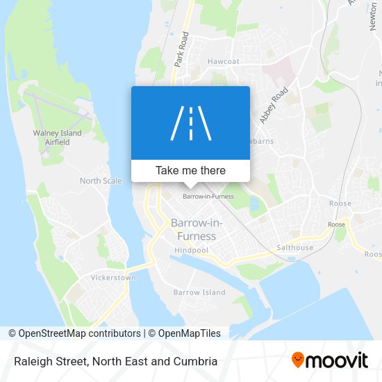 Raleigh Street map