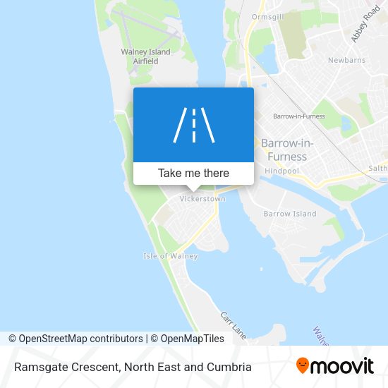 Ramsgate Crescent map