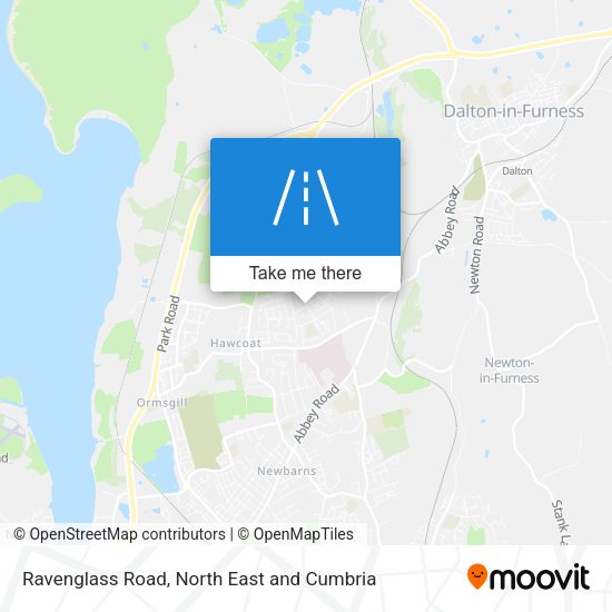 Ravenglass Road map