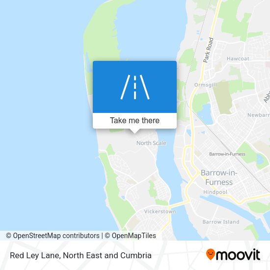 Red Ley Lane map