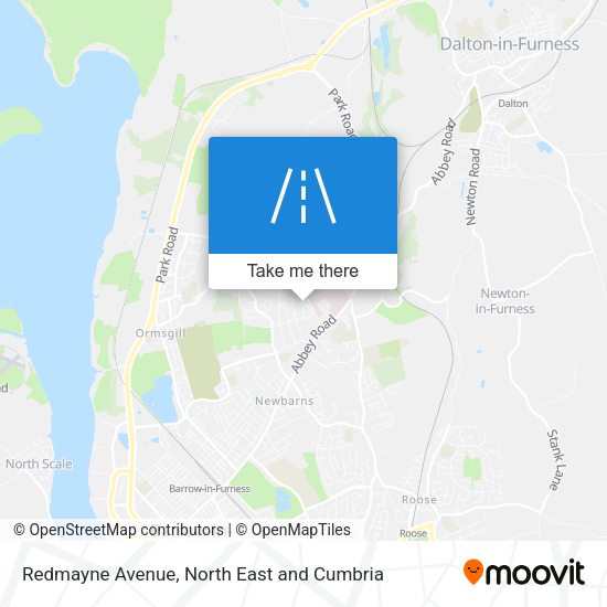 Redmayne Avenue map