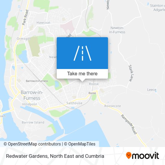 Redwater Gardens map