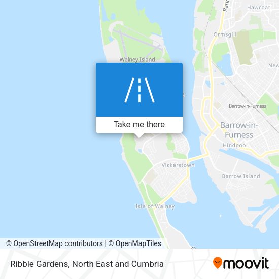 Ribble Gardens map