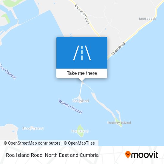 Roa Island Road map