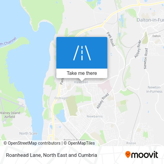 Roanhead Lane map