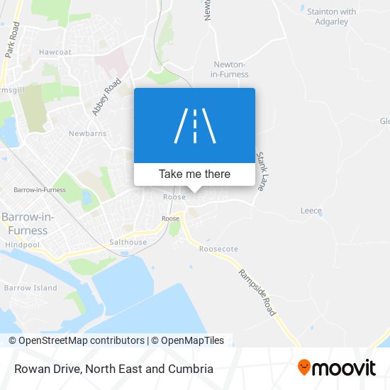 Rowan Drive map