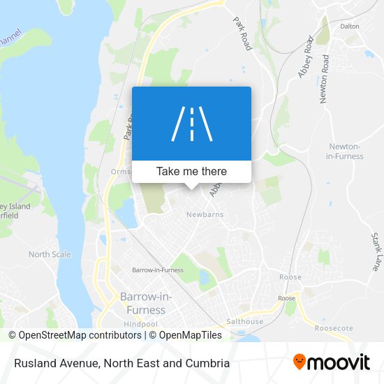 Rusland Avenue map