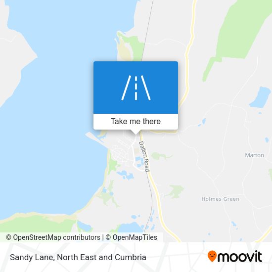 Sandy Lane map