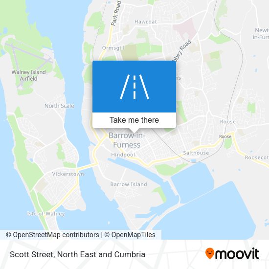Scott Street map