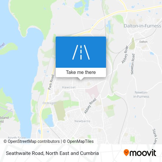 Seathwaite Road map