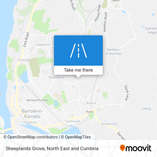 Sheeplands Grove map