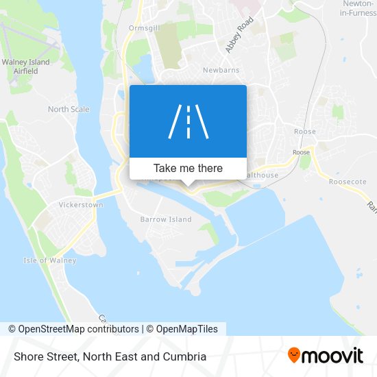Shore Street map