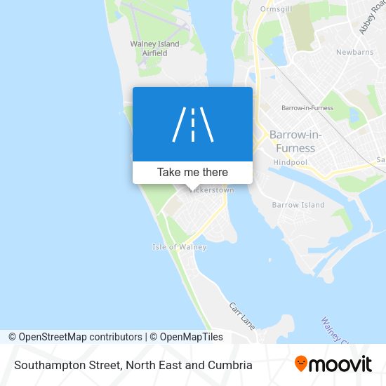 Southampton Street map