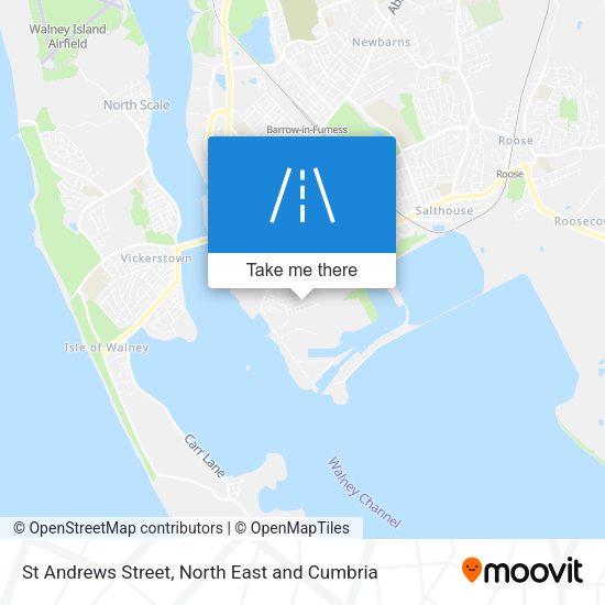 St Andrews Street map