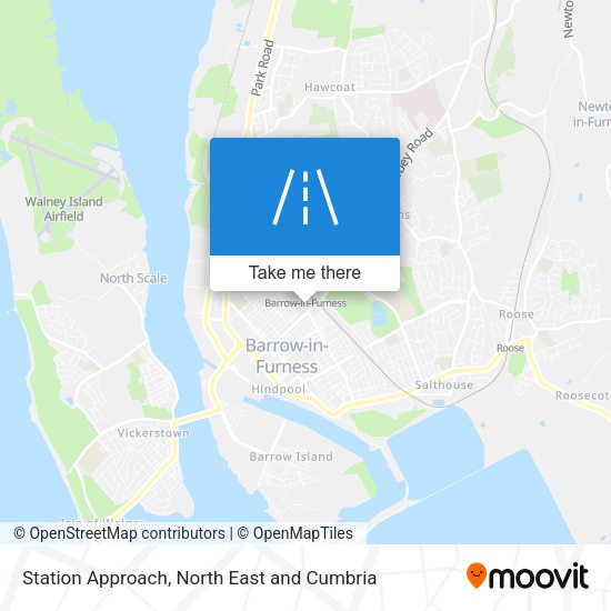 Station Approach map