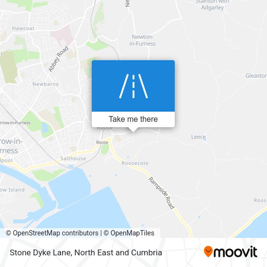 Stone Dyke Lane map