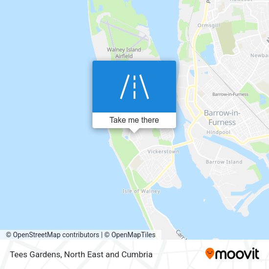Tees Gardens map