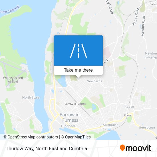 Thurlow Way map