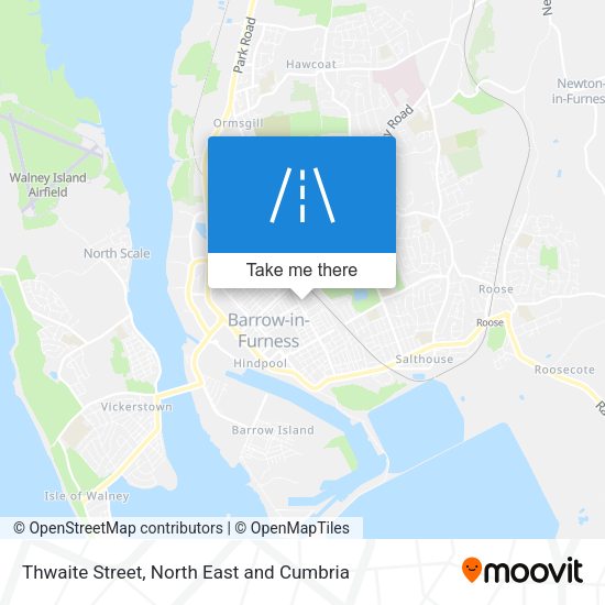 Thwaite Street map