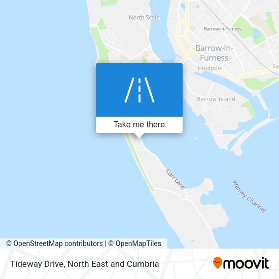 Tideway Drive map